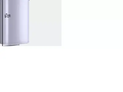 Sensor-sensitive dustbin 58 L 3D model purchase