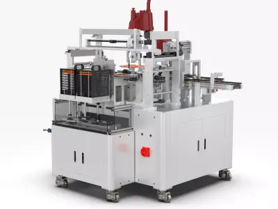 Automatic Battery Arranging Machine 3D model