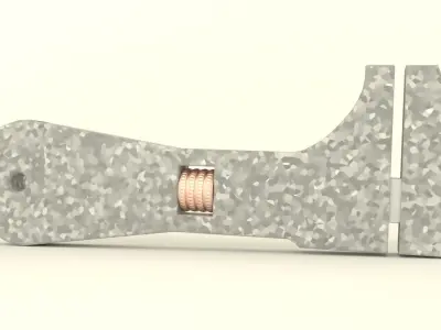 Adjustable key 3D model