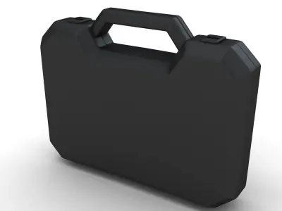Black Plastic Case 3D model