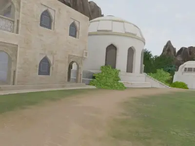 River Valley Domes 3D model