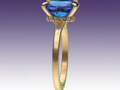 Ring Secret Halo 3D print model
