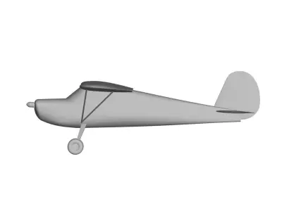 Cessna 140 3D model purchase