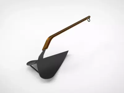 Plow Anchor 3D model