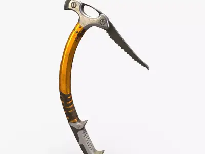 Mountain Ice Axe Low-poly 3D model