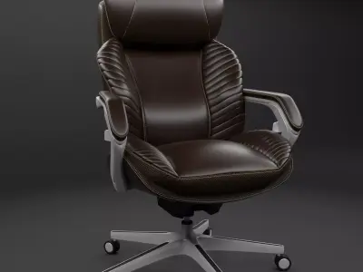 Highquality 3D models boss chairs with Anim and 4K free textures Low-poly 3D model