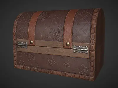 Relic Box 3D Model Low-poly 3D model