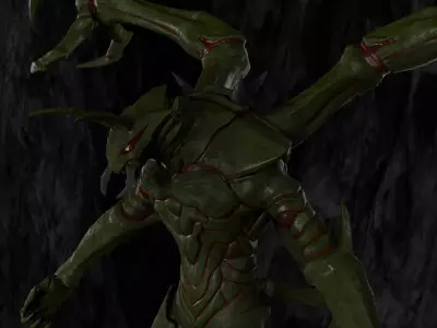 Monster ant PBR Low-poly 3D model