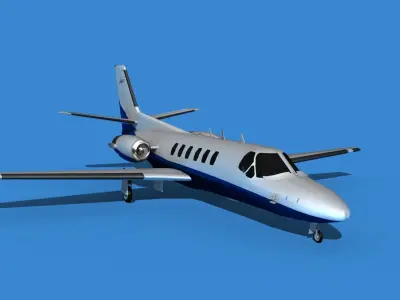 Cessna Citation 550 II Bravo V12 3D model
