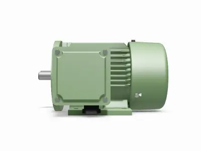 80 B34b Right IEC electric motor - 3D CAD model 3D model