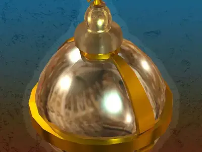 Kings Regalia Globus Cruciger 3D model