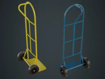 Hand Truck 5A Low-poly 3D model