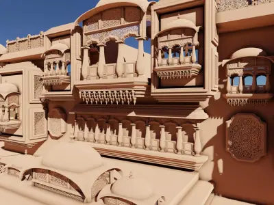 indian Architecture  Free 3D model