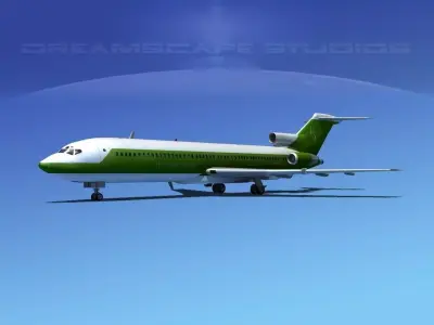 Boeing 727-200 Corporate 1 3D model