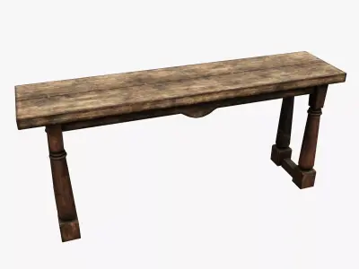 Medieval Rustic Low-poly 3D model