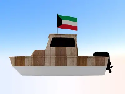 Kuwait Fishing Boat 3D model