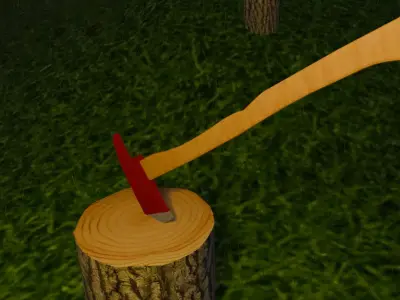fire axe 3D model purchase