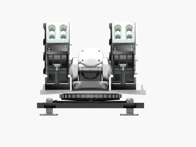 projectile missile launcher  3D model