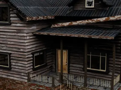 THE OLD HOUSE Free low-poly 3D model