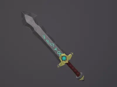 sword styles  Low-poly 3D model
