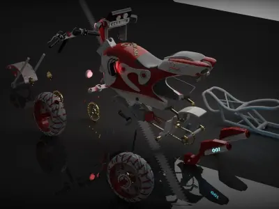 MOTORBIKE  concept 3D model