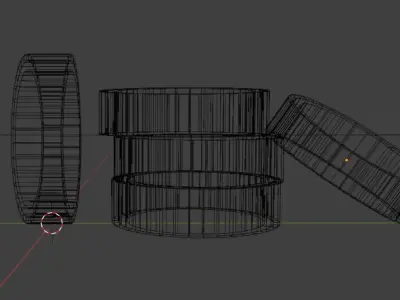 Duct tape Low-poly 3D model