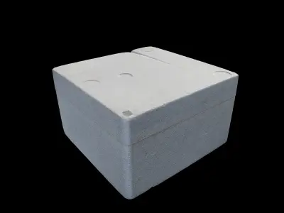 Anydrafts Foam box 02 Low-poly 3D model