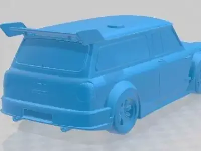 Austin Mini Van 1965 Tuning Printable Car 3D print model