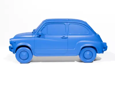 Fiat 600 3D print model