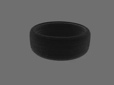 Tire part 3D model