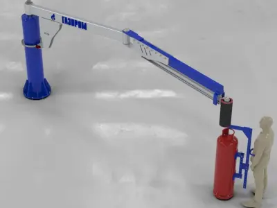 JIB Crane 3D model order