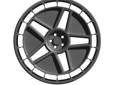 Fifteen52 Turbomac Rim V3 Low-poly 3D model