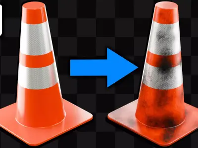 Traffic Cone - Free Project Files Free 3D model