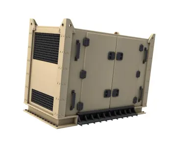 Military Generator 3D model from CGTrader