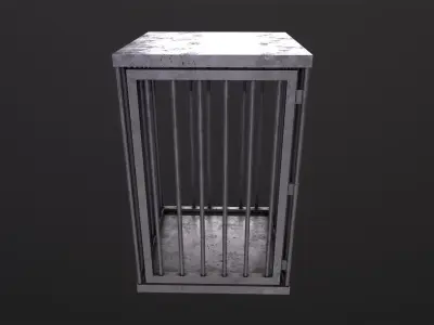 Cage 3D Model Low-poly 3D model