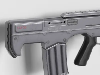 gun pack 5 Low-poly 3D model
