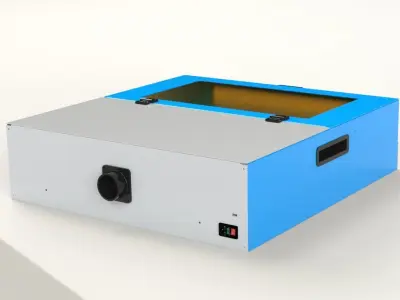 Laser Engraving Enclosure 3D model