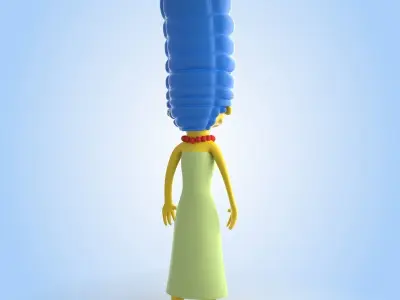 Marge Simpson 3D model