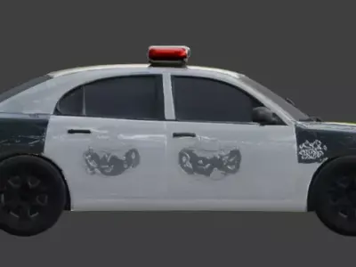 Possessed Modern Interceptor 3D Model Low-poly 3D model