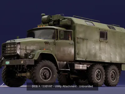 DCB K-133BYAT All Addons 3D Model Pack