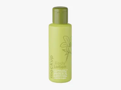 Body Lotion Bottle 2 3D model