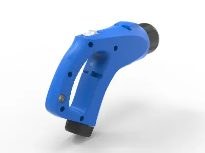CHAdeMO Connector 3D model