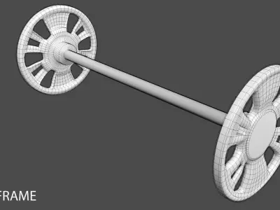 Metal Wheel 3 3D model