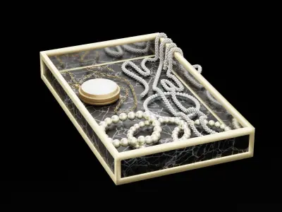 Jewelry Box Low-poly 3D model buy