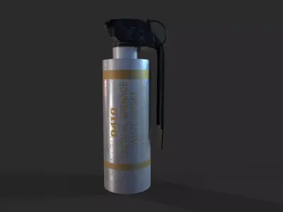 Smoke Grenade 3D modeling Low-poly 3D model