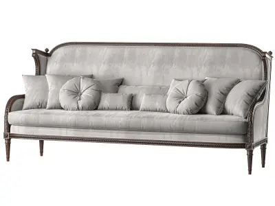 chairish french sofa art 9493 3D model