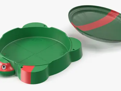 Ninja Turtle Sandbox with Raphael Mask 3D model