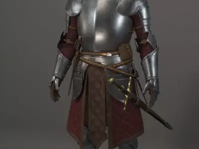 Knight 3D model buy