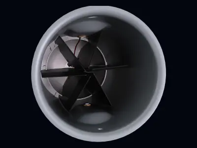 S-8L Laser Guided Rocket 3D model