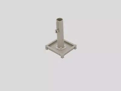 Industrial Factory Pipe Support Stand for 3D print 3D model